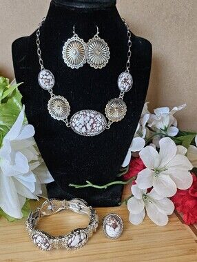 4 PCS Europeand American Jewelry Set